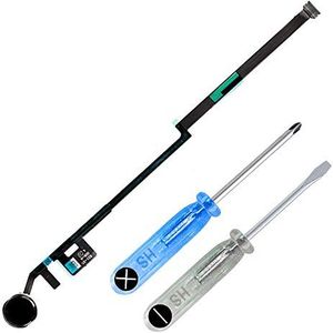 MMOBIEL Home Button voor iPad 7/ iPad 8 (Zwart) - inclusief Reparatie Tools