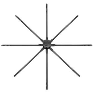 150cm Acht Bladen Hologram 3d Led Ventilator 8 Vleugels Wifi 3d Holografische Display Projector