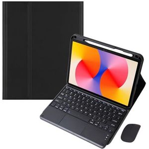 EHLCYS Keyboard Case for Xiaomi Redmi Pad Pro 12,1-inch 2024, Afneembaar Draadloos Bluetooth Multi-Touch Touchpad-Toetsenbord, Ultradunne Multi-Hoekbeugel Magnetische Hoes Met Penhouder