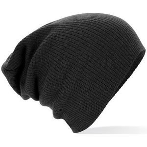 Beechfield Slouch Beanie Hoed - Klassieke Gebreide Slouchy Winter Cap in One Size Past Meest