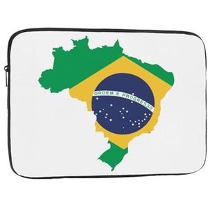 15 inch dikste en lichtste laptoptas, gepassioneerde kleurrijke Brazilië laptoptas voor 15 inch laptops en tablets