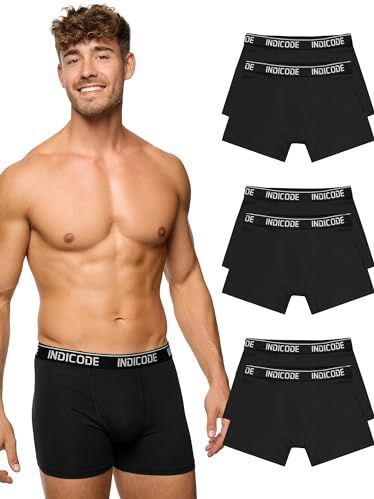 Indicode - INMilano - Boxershorts - Zwart - Set van 6