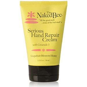 The Naked Bee Grapefruit Blossom Honey Serious Hand Repair Cream 3.2 oz. Hydraterende handcrème. Handcrème voor zeer droge handen. Geschenken voor haar. Handcrème cadeau voor vrouwen. Hydraterende