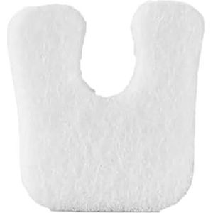 Witte U-vormige vilten eeltkussens | Bescherm eelt tegen wrijven op schoenen | Verminder voet- en hielpijn | Zelfklevende pedikussens (wit-30 stuks)