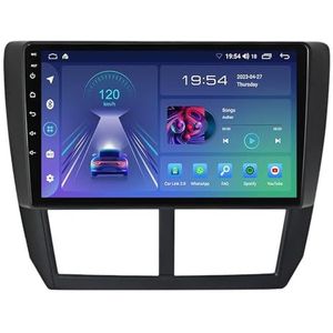 Android 11 9 Inch Touchscreen Autoradio Voor Subaru Forester 3 2007-2013 Met Draadloze CarPlay Android Auto HiFi/WIFI/DSP/RDS/SWC/Spiegellink Achteruitrijcamera + Stuurbediening(M300S - 8 Core 3+32G 4