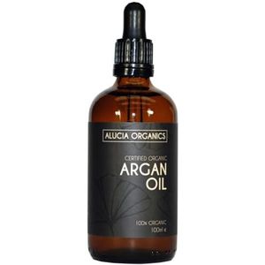 Alucia Organics Gecertificeerde biologische Arganolie (Argan Oil) 100ml - puur, natuurlijk, koudgeperst, veganistisch, dierproefvrij, voor huid, gezicht, lichaam, haar, massage