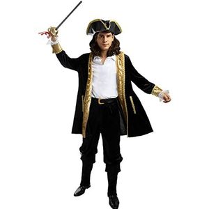 Funidelia | Deluxe Piraten kostuum - Koloniale Collectie voor mannen Zeerover - Kostuum voor Volwassenen Accessoire verkleedkleding en rekwisieten voor Halloween, carnaval & feesten - Maat XL