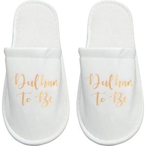 Peacock Supplies Dulhan To Be Sloffen - Wit & Goud, Wit, one size