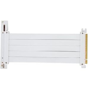 PCIE 4.0 X16 Riser-kabel 90 Graden 128 Gbps Voorkom Interferentie Hoge Snelheid Grafische Kaart Verlengkabel voor RX 7800 XT voor RX 7500 voor RTX 4080 (60 cm)