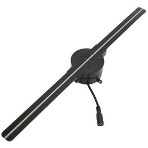 16,5 Inch 3D Led-hologramventilator 224 Lichtkralen Hoge Resolutie 3D-reclamespeler Ondersteuning Holografische Projectie voor Zakelijke Winkelreclame 100-240V (EU-stekker)