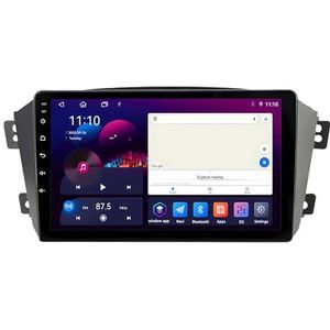 Android 13 GPS Navigation Stereo voor Geely GX7 2011-2019 9 Inch 2 Din Car Stereo Radio met CarPlay AHD Omgekeerd beeld Bedieningselementen op het stuur Bluetooth(S2 2G+32G)