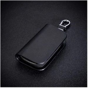 Autosleutel beschermhoes Lederen Rits Sleutelhanger Organizer Pouch Autosleutel Tas Portemonnee Case Voor Hyundai I10 I30 I20 Voor Sonata Voor Accent Voor Tucson Voor Elantra Sleutel Shell(7)