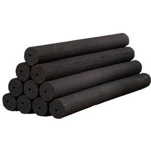 KFGISD, 10 stuks rookloze moxibustierollen, wilde bijvoetsticks, moxatherapie, lichaamsmeridiaan acupunctuur, warme massage,Rookloze moxastokjes(Through Hole)