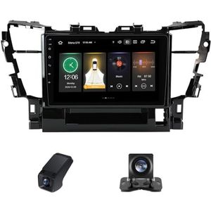 10inch Car Radio Touchscreen geldt voor Toyota Alphard H30 2015-2020, Achteruitrijcamera Compatibel met CarPlay/Android Auto/Bluetooth FM/AM RDS Radio GPS-navigatie 4GLTE 5GWIFI(NF-2)