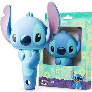 Disney Stitch Haarborstel voor Vrouwen Tieners Meisjes Minnie Mouse Baby Yoda Detangle Haarborstel Paddle Brush Haaraccessoires voor Meisjes Zachte Borstelharen Stitch Geschenken voor Vrouwen (Blauw Stitch 3D)