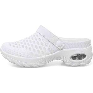 Women's Orthopedic Clogs With Air Cushion Support To Reduce Back And Knee Pressure Orthopedic Clogs For Women (Color : White, Size : 36 EU)