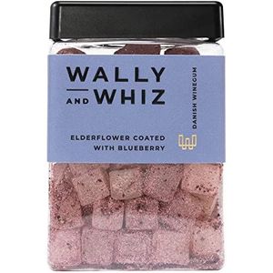 Wally and Whiz - Deense gourmet wijngums - vlierbloesems en blauwe bessen - snoep fruitgums - geweldig cadeau - veganistisch glutenvrij en allergeenvrij - natuurlijke aroma's en kleuren 240 g