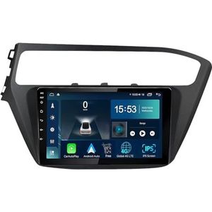 Android 14.0 2 Din Autoradio 9"" Touchscreen Auto Stereo voor Hyundai I20 2015-2018 met Draadloze Carplay Android Auto GPS navigatie AHD Omgekeerd beeld Stuurwielbediening(2017-2018,S-1(2G+32G))