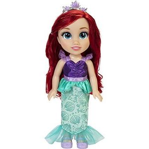 Disney Princess Ariel-Pop, 35 Cm, Reflecterende Glitterogen, Beweegbare Gewrichten, Outfit, Schoenen, Diadeem, Lang Rood Haar, Geschikt Voor Meisjes Vanaf 3 Jaar
