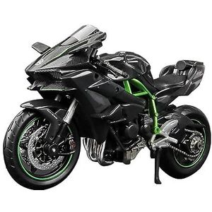 Voor familie, vrienden en geliefden 1:12 Gegoten Metalen Fiets Voor: Kawasaki Ninja H2R H2 R Motorfiets Gegoten motorfietsmodellen