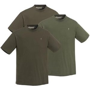 3-pack T-Shirt - Green / Hunting Brown / Khaki (5447)