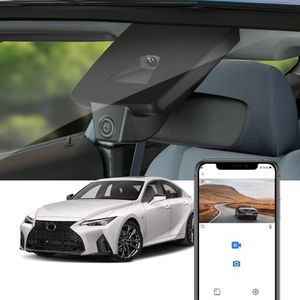 Fitcamx Dash CAM 2160P Geschikt voor Lexus IS 2017-2025 IS300 IS350 IS200t F Sport, OEM autocamera 4K UHD WiFi, Loop Recording, G-Sensor, WDR Dashcam, 64GB Kaart