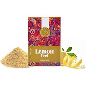 AATMANA Lemon Peel Powder |Citrus Limonum| Natural Soft & Smooth Skincare Powder | Face Pack | Used for Soap making | Stimulate Hair Growth - 100g