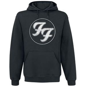 Foo Fighters Logo In Circle Trui met capuchon zwart S 80% katoen, 20% polyester Band merch, Bands