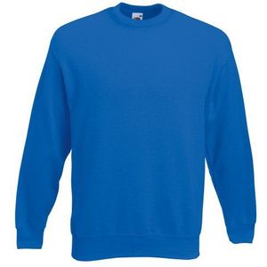 Klassiek heren sweatshirt - Fruit of the Loom Jumper - Koningsblauw (L)