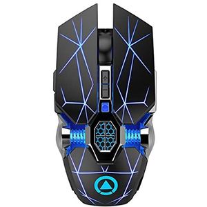 Kalttoy A7 draadloze muis oplaadbare mechanische stille muis 2.4G optische muizen