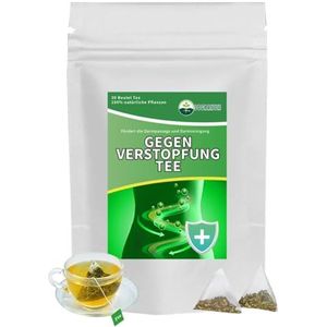 Thee tegen verstopping, hoogwaardige detox-thee, colon cleanser kruidenthee, tegen winderigheid, afvallen, 100% traditionele plant, 30 theezakjes