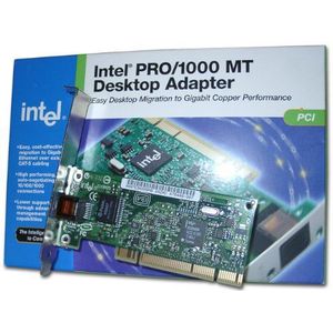 Intel PRO/1000 MT Desktop Adapter - Netwerkadapter - PCI - NL, Fast EN, Gigabit EN - 10Base-T, 100Base-TX, 1000Base-T