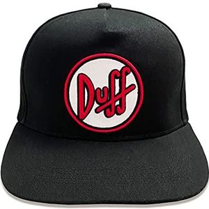 Heroes Inc. Simpsons Honkbalpet voor heren, logo Duff Front, pet met vizier