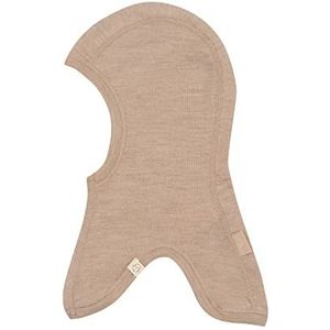 DILLING Baby En Kinder Bivakmuts Van Merinowol Beige melange 80-92