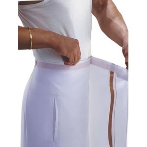 ANADAMZ Mens Dothi/Veshti/Mundu Wrap easy fit and Go (sticker) met zak wit katoen met gouden rand door eshop7
