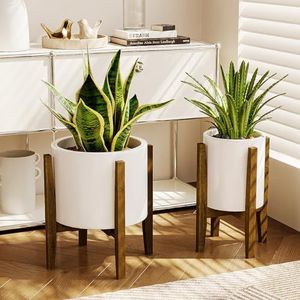 Bamworld Outdoor standaard voor bloempotten, bamboekruk, plantenkruk, bloemenladder, buiten, weerbestendig, bloemenstandaard, bloemensteun