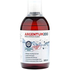 Argentum 200 Colloïdaal zilver 25 ppm 500 ml