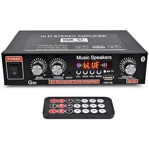 Versterker, 12V 4.0 Hoge Prestaties 2 Kanalen TF/U Disk/Afstandsbediening/Eindversterker FM Radio Auto