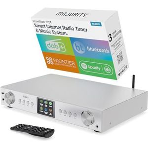MAJORITY Fitzwilliam Radio - DAB Plus - Zilver - Internetradio Met Wifi
