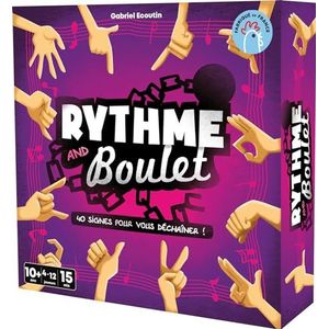 Asmodee - Cocktail Games – ritme and Boulet – sfeerspel voor volwassenen en kinderen vanaf 10 jaar – 4 tot 12 spelers – familiekaartspel voor feestjes – gezelschapsspel in reisformaat – gemaakt in