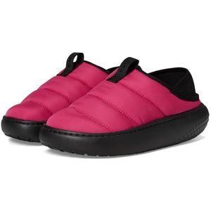 Crocs Uniseks kinderen Classic Puff MOC (Little Big Kid) pantoffels, drakenfruit/meerkleurig, 1 US, Veelkleurige drakenvrucht, 1 US Little Kid