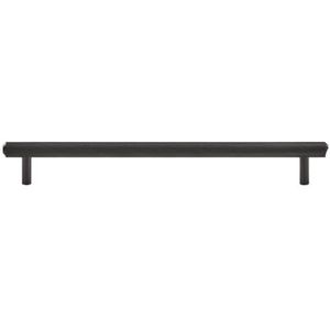 FJIXUO Metalen kast handvat 2 stuks massief kast knop antiek messing T-bar kledingkast kast lade deur handvat pull (zwart, X-Large)