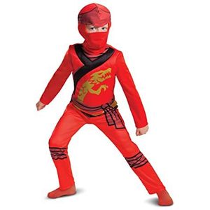 Disguise Officieel Ninjago-kostuum voor jongens, rood, Ninjago-kostuum, Ninjago-kostuum voor jongens, Ninjago-kostuum voor jongens, Ninjago kostuum, maat M