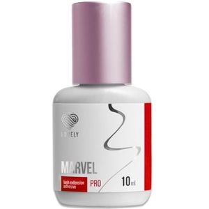 LOVELY MARVEL wimperlijm (5ml, kleur: ZWART) snelle lijm, droogtijd: 1 seconde, 8 weken hechting, lage stoomontwikkeling, zeer resistent, voor professionele wimperverlenging, Typen:LOVELY Kleber Marvel 10ml