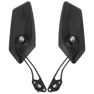 Achteruitkijkspiegels aan de zijkant Voor Mountainbike Wegfiets Verstelbare Rotatie Links & Rechts Spiegels Fietsspiegels 2 STUKS Helder Zicht Stuur Achteruitkijkspiegels Achteruitkijkspiegel(Schwarz)