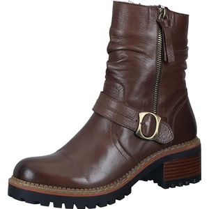 Manitu 960340-02 enkellaarsjes voor dames, 40 EU, bruin, 40 EU