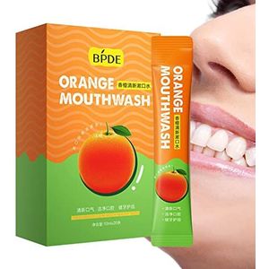 Mondwater voor op reis, Slechte adem Oraal spoelen, Portable Care Compacte mondreiniging Mondspoeling voor pijnlijke mond Fukamou