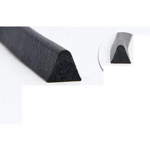 5m driehoekige zachte strip waterdicht stofdicht rubber anti-collision spons schuimbalk geluidsdichte strip apparatuur afdichtingsstrip-6,5x6,5mm