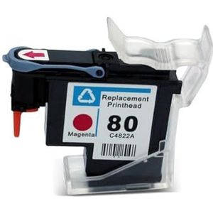 80 Printkop C4820A C4821A C4822A C4823A Compatibele printkop for H-/P Designjet 1050 1055 1055cm 1050c Plus printer (zwart-wit CMY)(Magenta)