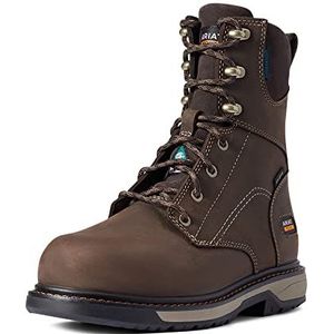 ARIAT Vrouwen Klinknagel 8 ""CSA Glacier Grip Waterdicht 400g Composiet Neus Werk Boot Western, Donkerbruin, 8 UK, donkerbruin, 8 UK Wide